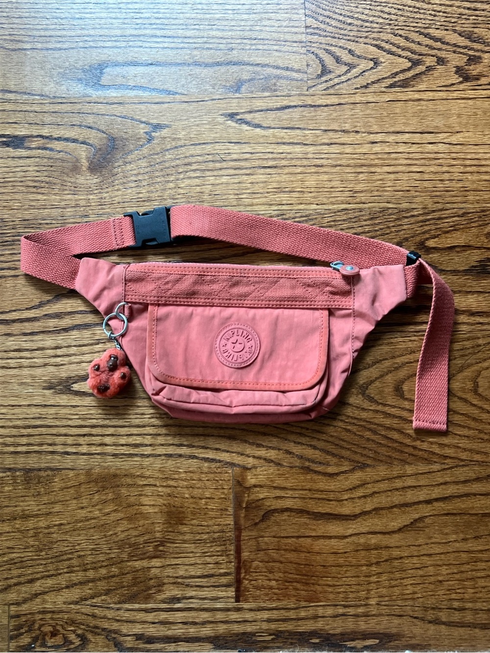 Coral Pink Kipling Fanny Pack